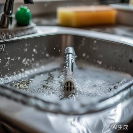 内部清洗,小刷子除油渍