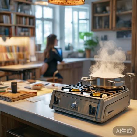 “便携燃气灶，厨房好帮手”