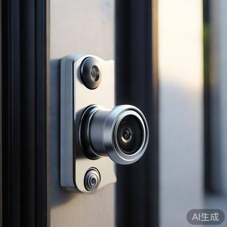 指纹锁摄像头，千里眼守护门