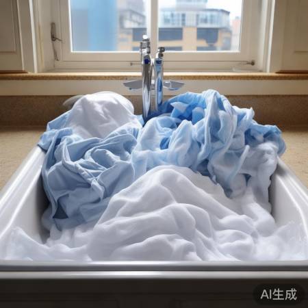 洗衣粉适量，衣服更柔软