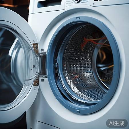 打开洗衣机外壳