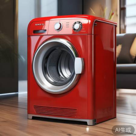 洋气复古洗衣机，小户型神器