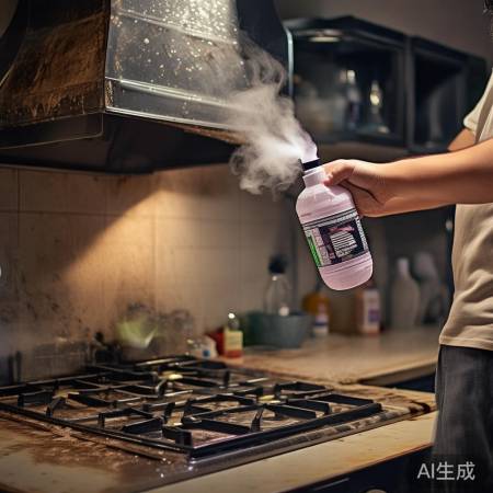 白酒清洁油烟机，适量为佳