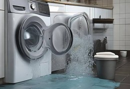 滚筒洗衣机烘干水管溢水处理方法