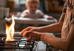 燃气灶打火出火焰快速教程