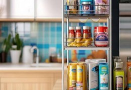 燃气灶隔热置物架：厨房必备神器，轻松收纳更安全