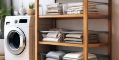 洗衣机专用抬高置物架：告别空间浪费，衣物收纳新选择