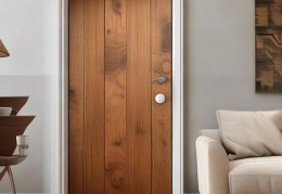 防盗门木纹门贴纸：焕新家居，美观又实用