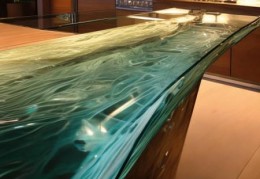 集成灶玻璃弧形设计，美观实用两不误