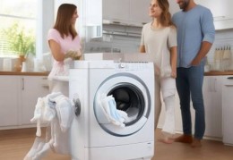 儿童洗衣机轻松洗尿布，告别繁琐家务