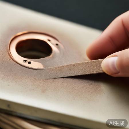 打磨灯座铜片,确保接触佳