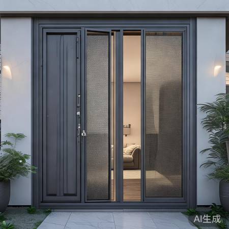 防盗门纱窗:安全美观兼顾