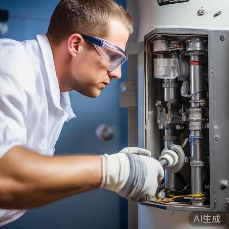 检查热水器内部管道