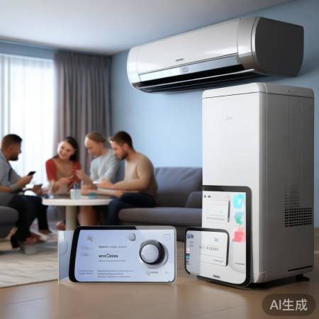 手机操作简便，空调变频生活便捷