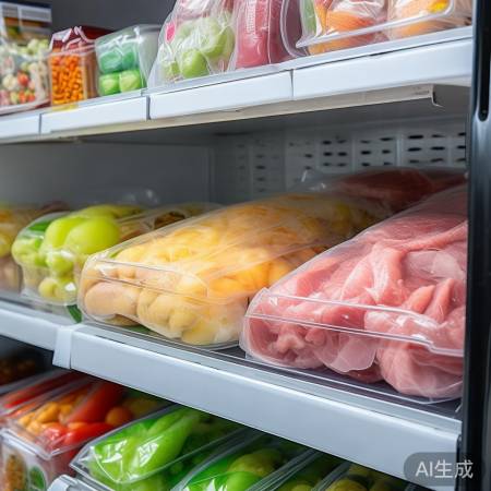 保鲜袋让冷冻区更生动