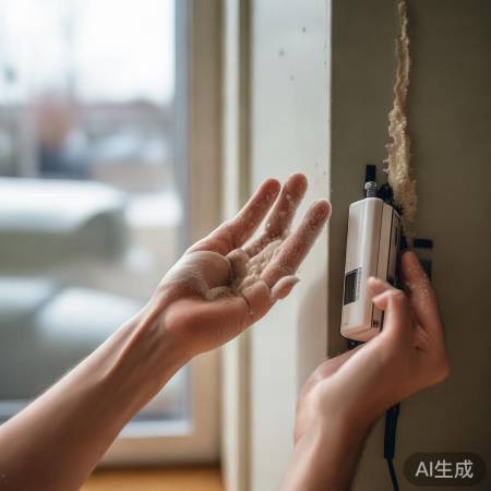 温度传感器故障，吹风清理。