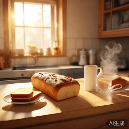 “早餐香满屋,美味在口边。”