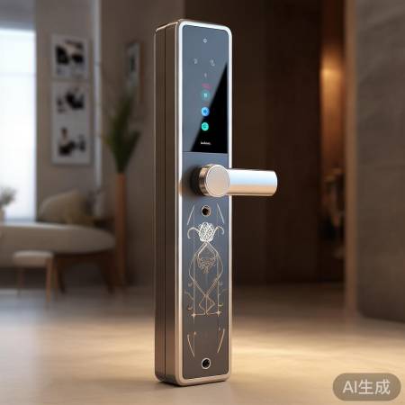 “时尚安全,智能指纹锁”