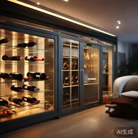 中央空调回风口酒柜,美观实用家