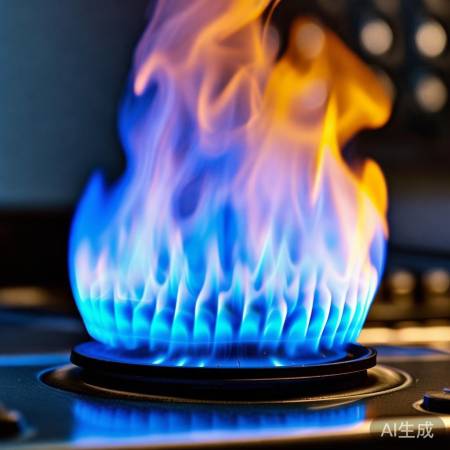 蓝火热效率高,做饭快