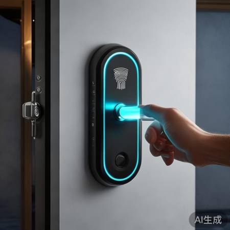 指纹锁多重守护,安全无忧
