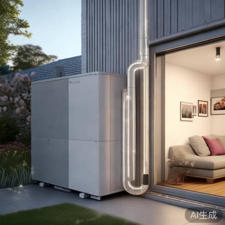 空气能热水器,安装简便,温馨可