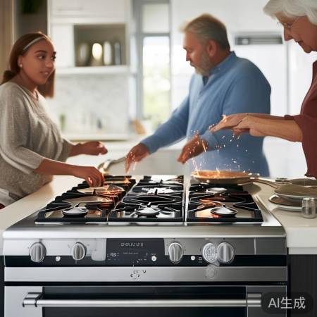 奥克斯燃气灶点火快,操作简单,