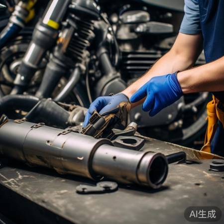 检查排气管,修复如换骨