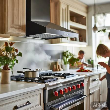 “小厨大生活,集成灶烟机清新厨