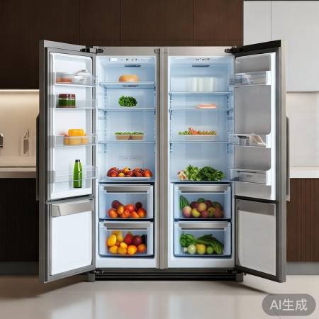 双门冰箱,冷藏冷冻分区