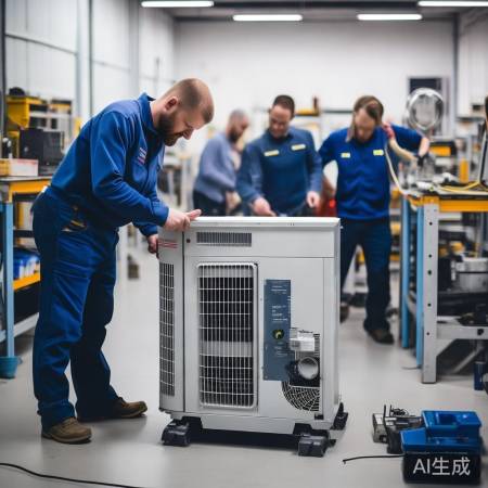 专业团队安装高品质空气能热泵