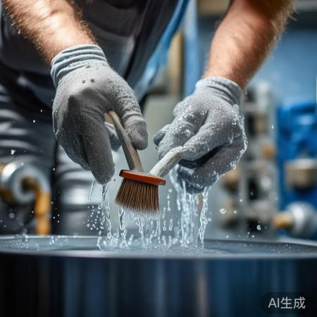 清洁水箱，轻刷水垢