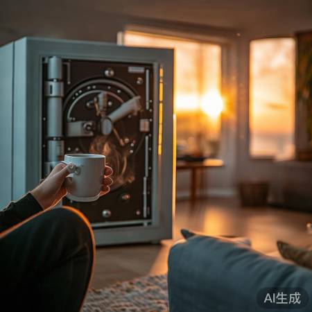 周末傍晚,品茶聊银行保险柜