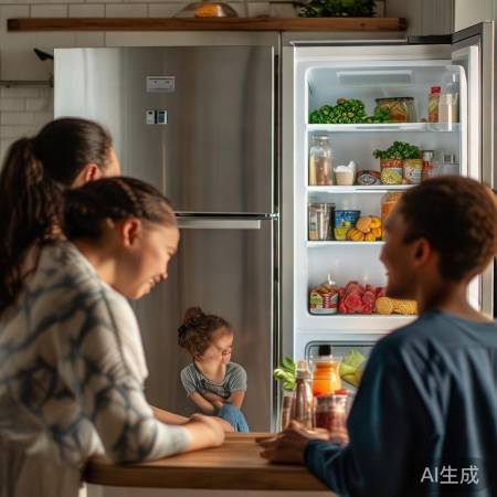 冰箱实用又温馨