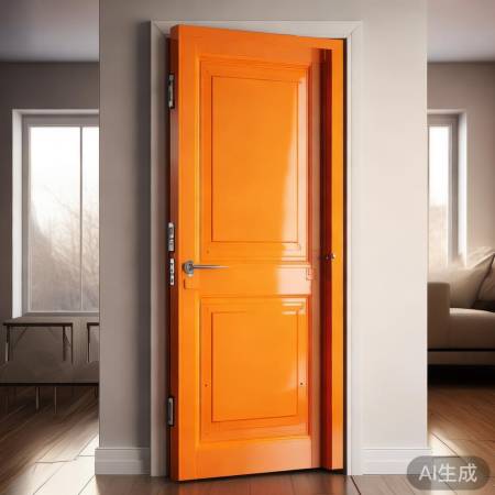 活力橙防盗门，安全惊喜守护家