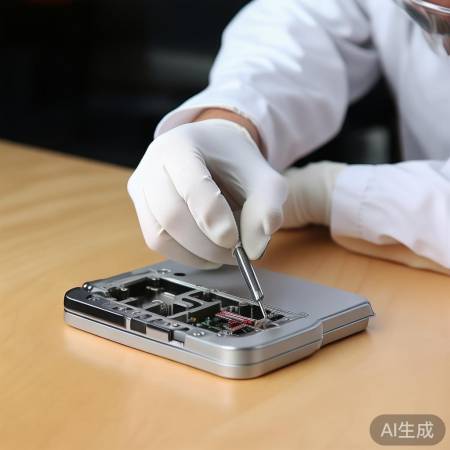 拆锁壳，细心拧螺丝