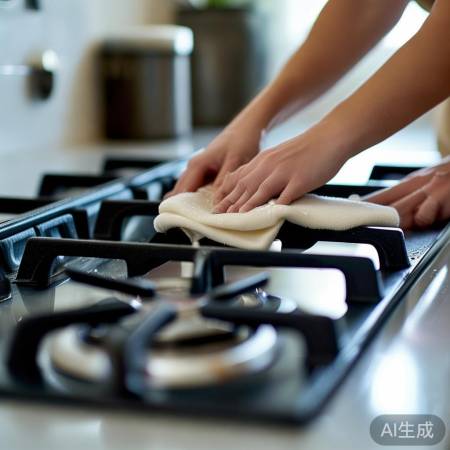 燃气灶清洁防火灾