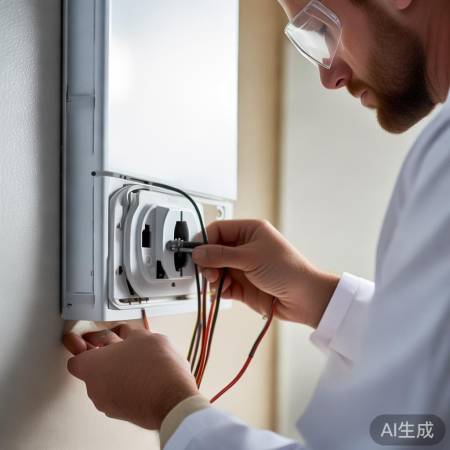 连接电线，检查接地安全