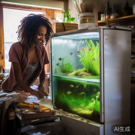 旧冰箱改造，凉爽有趣