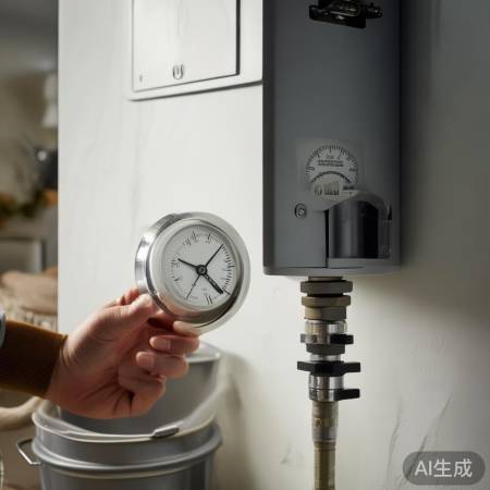 壁挂炉水压不足,检查加水勿溢。