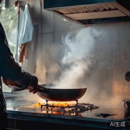 高效吸油烟机，厨房清爽无油渍