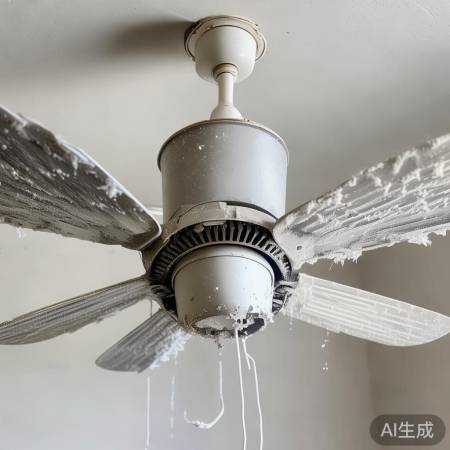 风扇叶片卡尘