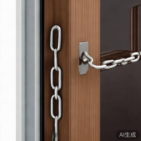 防盗链装缝隙,防撬力更高