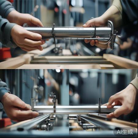 组装支架,拧紧螺丝