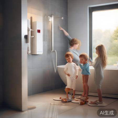 洗澡节水技巧：适时开关热水器