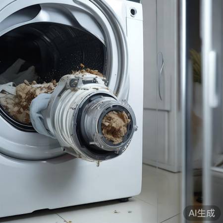 “H02故障:洗衣机排水泵堵塞