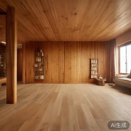 木饰面板温暖易装，防水耐用差