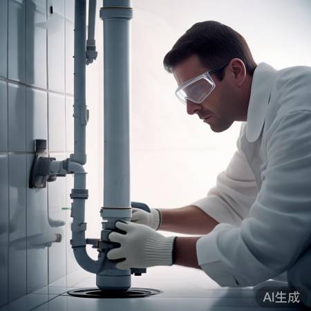 拧紧排水管接头