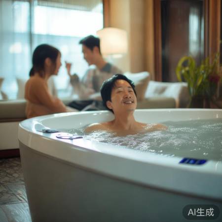 “海尔热水器,热水恒定,周末泡