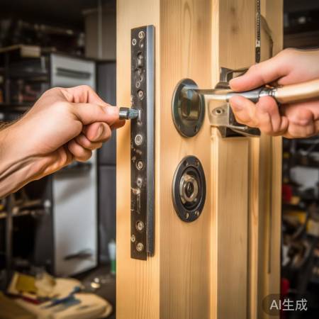 安装新锁,逐步拼图